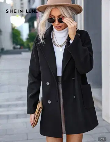 [ 즉시 구매 ok ] 코트 아우터 블랙 L 사이즈