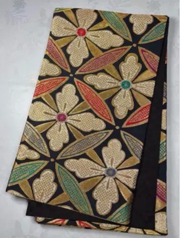 on-007 순수 실크 후쿠로 오비 후리소데 성인식 새상품급