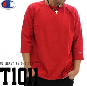 Champion T1011 [7부 소매] T셔츠 MADE IN USA