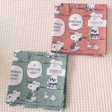 카와베 스누피 peanuts 반다나 대형 사이즈 손수건 런치매트