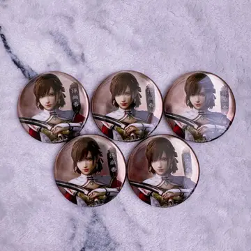 진 삼국무쌍 ORIGINS 트레이딩 메탈 캔뱃지 손상향