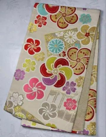 on-010 순수 실크 후쿠로 오비 후리소데 성인식 새상품급