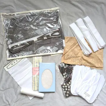 기모노용 잡화 세트 다크 브라운