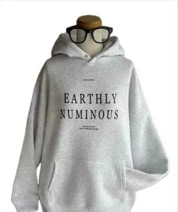 meong blue 후드티/ Light Gray