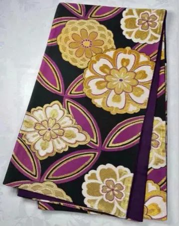 on-014 순수 실크 후쿠로 오비 후리소데 성인식 새상품급