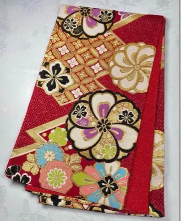 on-018 순수 실크 후쿠로 오비 후리소데 성인식 새상품급