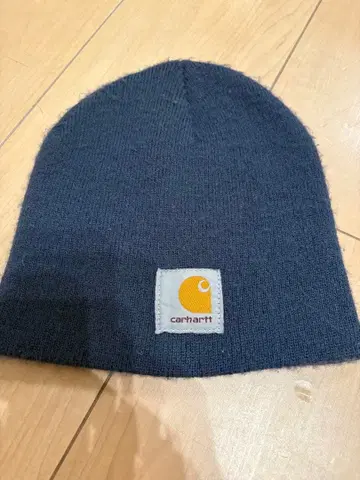 Carhartt 니트 모자 다크 블루 USA제 90s-00s A205
