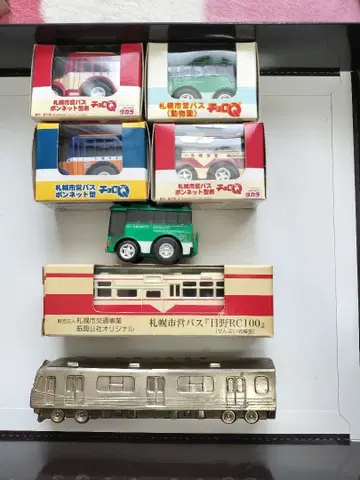 쵸로Q & 시영 버스 메탈제 미니카 세트 타카라