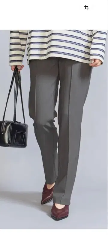 BEAUTY&YOUTH 슬림 백 지퍼 팬츠