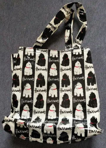 harrods 캐릭터 패턴 토트백