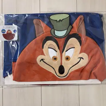 새상품 디즈니 스토어 피노키오 후드 부착 타월 존 여우 냉감