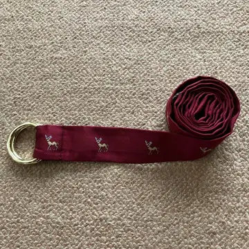 미사용 새상품 브룩스브라더스 리본 벨트 이탈리아제 빨간색 brooks