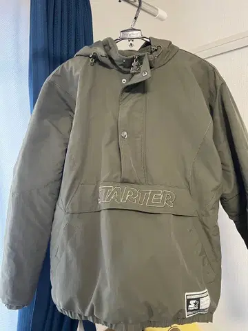 STARTER BLACK LABEL 충전솜 퀼팅 올리브