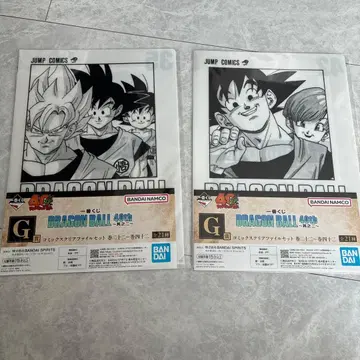 제일복권 드래곤볼 40th G상 코믹스 클리어 파일 세트 2개