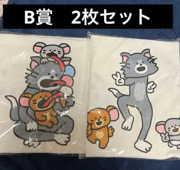 톰과 제리 해피 복권 B상 콜라보레이션 T셔츠 미개봉 새상품