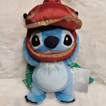 디즈니 스토어 설날 뉴이어 사자춤 스티치 봉제 인형