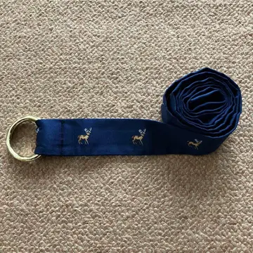 미사용 새상품 브룩스브라더스 리본 벨트 이탈리아제 파랑 brooks