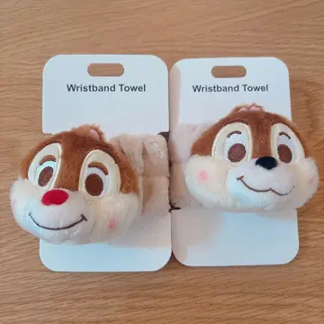 새상품 Disney 칩 데일 흡수 리스트 밴드
