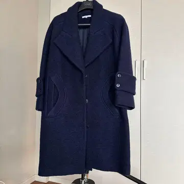 CARVEN 네이비 체스터 코트 36 사이즈