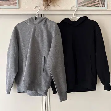 UNIQLO:C 맨투맨 오버 사이즈 풀오버 후드티 S