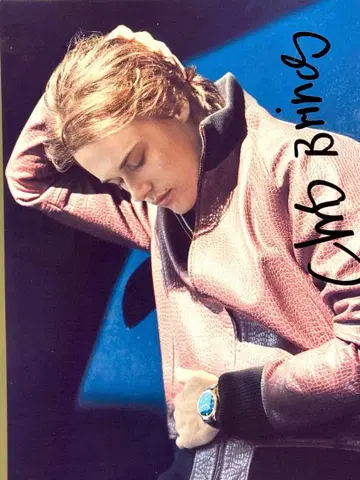 세일 중 - 크리스토퍼 브라이니 친필 사인 2L 사이즈 사진 -