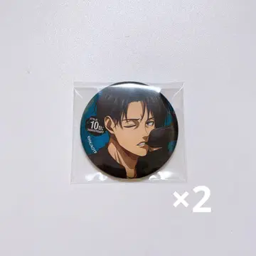 진격의 거인 카라테츠 콜라보 캔뱃지 리바이