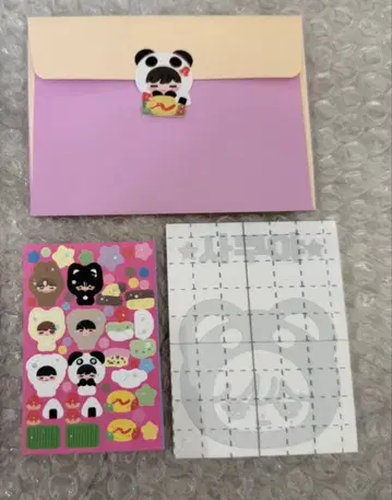 nct wish 사쿠야 응원봉 반사 스티커 다님 데님