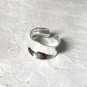 실버 반지 11호 실버925 커프 역갑환 빈티지