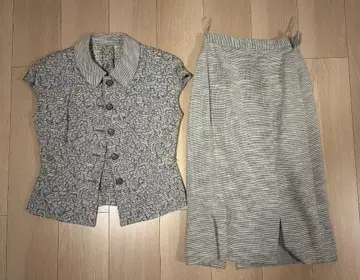 [ 새상품급 ] jun ashida 준 아시다 셋업 9호 자수 트위드