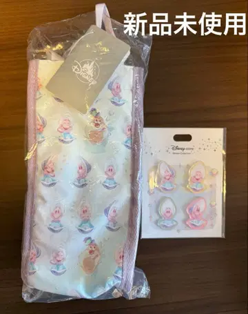 미사용 새상품 디즈니 영 오이스터 물개 보틀 홀더 스티커