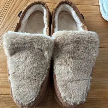 데크 슈즈 모카신 MEI 모카신 퍼 슬립온 여성용