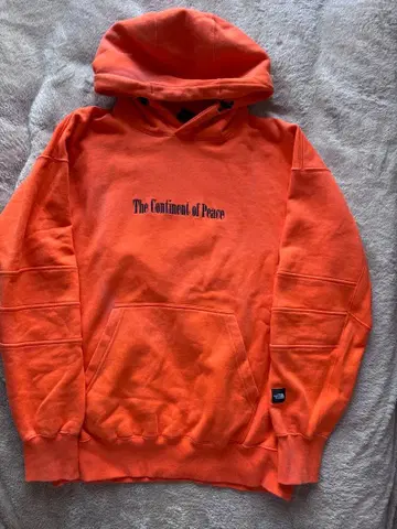 더 노스페이스 오렌지 후디