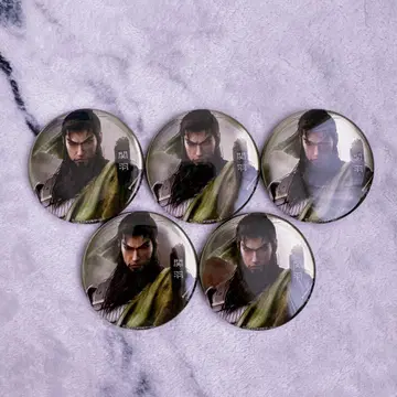 진 삼국무쌍 ORIGINS 트레이딩 메탈 캔뱃지 관우