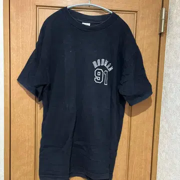 RODMAN 91 블랙 티셔츠 L 사이즈
