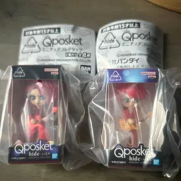 Qposket hide 미니어처 컬렉션 2체 세트