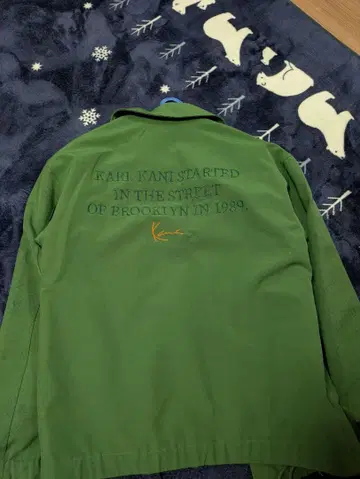 KARL KANI 그린 자켓