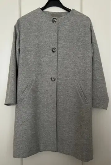 UNITED ARROWS 노카라 코트 38 그레이