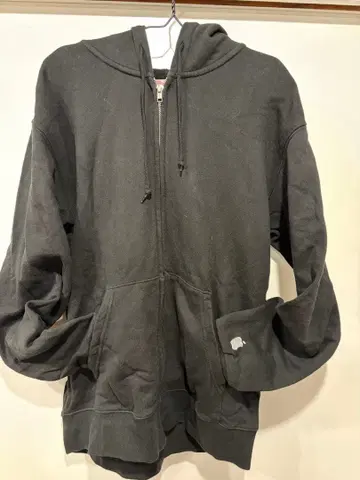 Apple 로고 블랙 후드티 L 사이즈