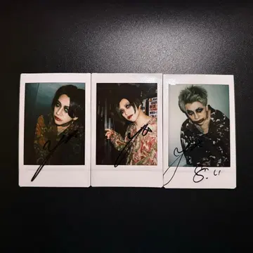 부엉이 FUKURO 밴드 요시아츠 폴라로이드 3장 세트