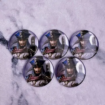 진 삼국무쌍 ORIGINS 트레이딩 메탈 캔뱃지 장료