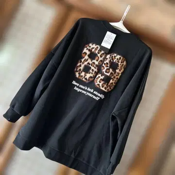 빅 사이즈 7L 레오파드 무늬 89 오버 사이즈 트레이닝복