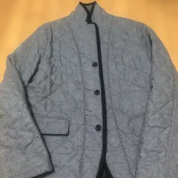 ANGELICO 퀼팅 자켓 그레이