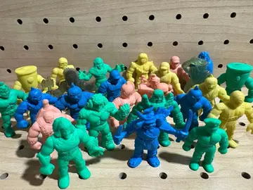 [ 당시물 ] 정품 근육맨 지우개 왕위쟁탈편 이후 25개