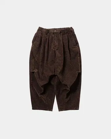 TIGHTBOOTH DOT CORD BALLOON PANTS BROWN