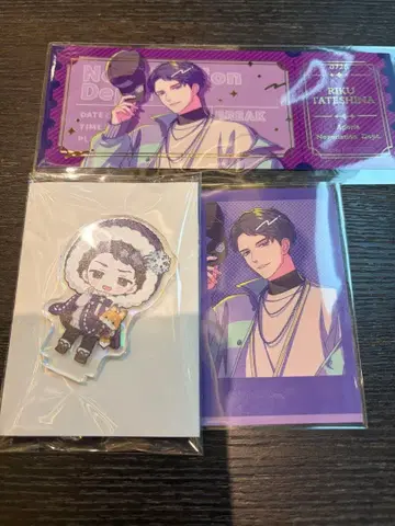 타테시나 리쿠 애니메이트 아크릴 스탠드 포토 카드 티켓 카드