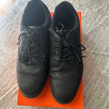 아메카지 블랙 레이스업 슈즈 부츠