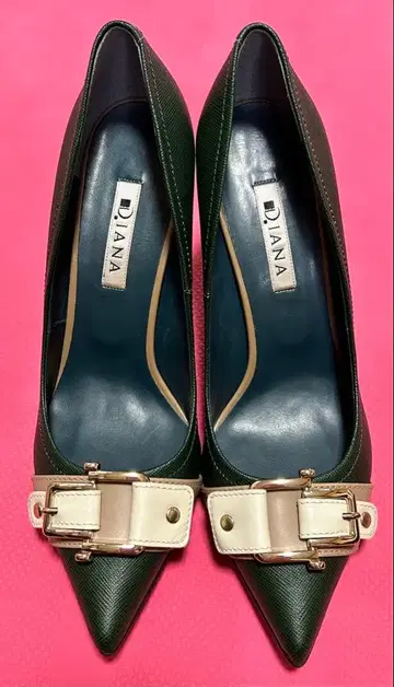 다이애나 DIANA 그린 버클 포함 펌프스