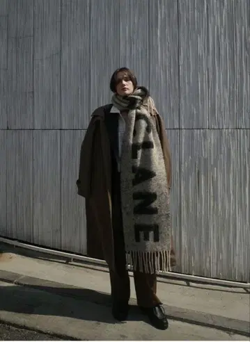 미사용 새상품 CLANE, BULKY.LINE.STAIN.COAT