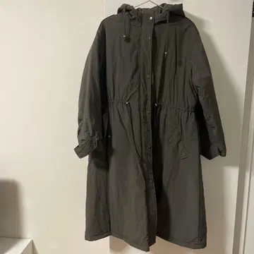 URBAN RESEARCH 카키 롱 코트 충전솜