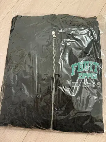 후르츠 지퍼 블랙 x 민트 그린 후드티